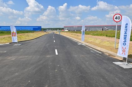 Дорога от M2 к "Ориентир-Юг"